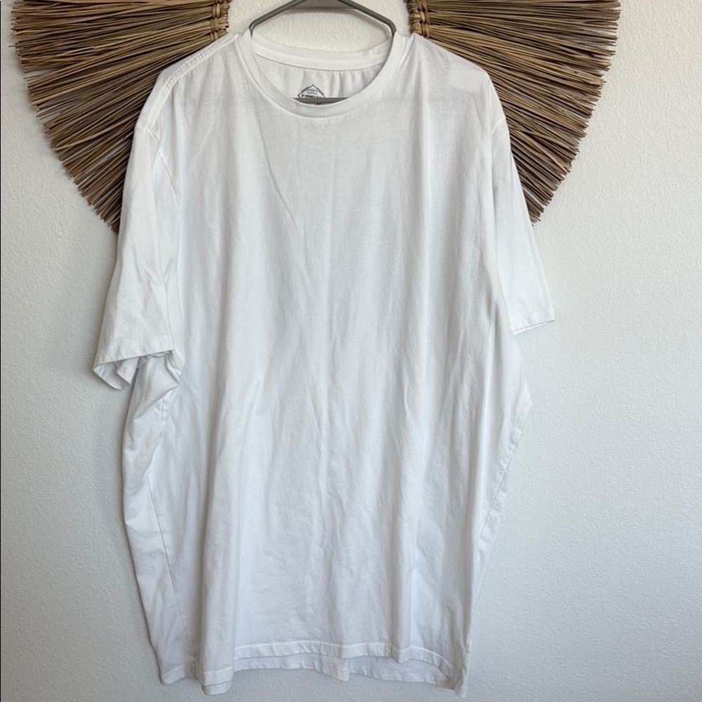St. John's Bay White Short Sleeve Crew Neck Tee - Picture 4 of 5